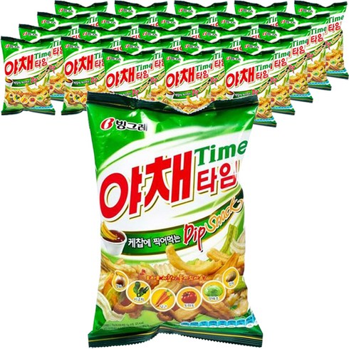 빙그레 야채타임 70g, 24개