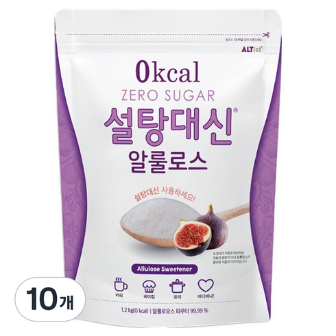 설탕대신 대체당 나한과 알룰로스, 1.2kg, 10개