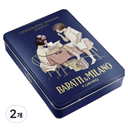 바라티앤밀라노 어쏘티드 크레미노 틴 초콜릿 9p 랜덤발송, 100g, 2개