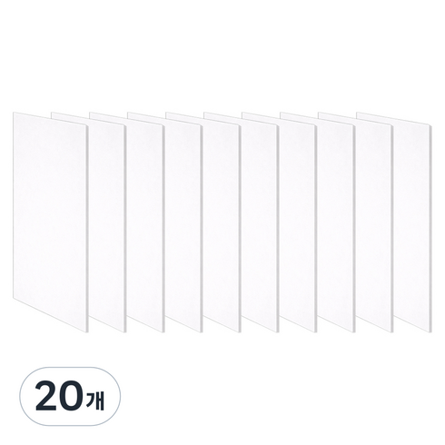 코쿠리 우드락 보드 600 x 900 mm 6W0088, 20개, 3mm