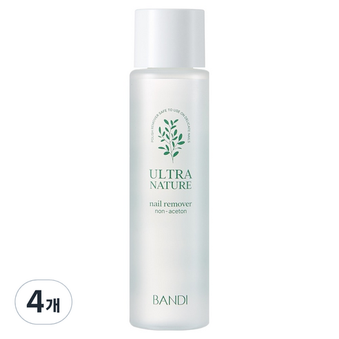 반디BANDI 울트라네이처 네일 리무버, 150ml, 4개