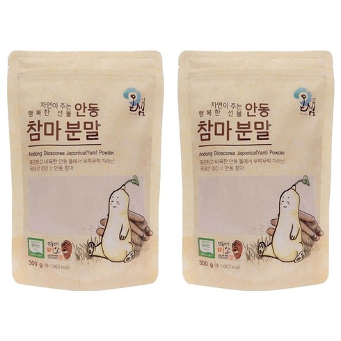 온샘 안동 참마분말, 300g, 2개