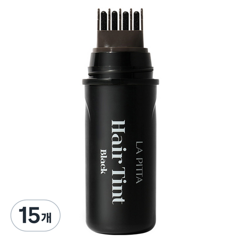 라피타 새치커버 타투 헤어틴트 10ml, 블랙, 15개