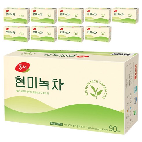 동서 현미녹차, 1.5g, 90개입, 10개