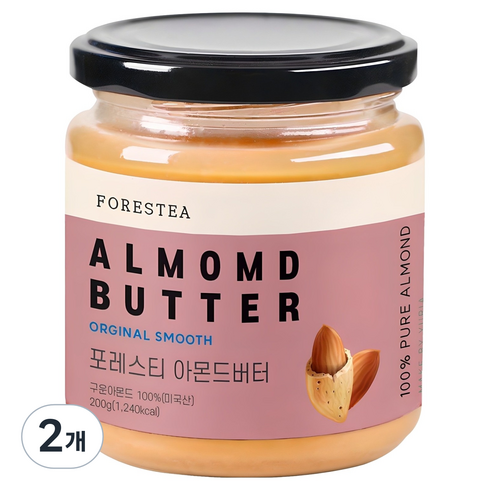 유리아 포레스티 아몬드버터, 2개, 200g