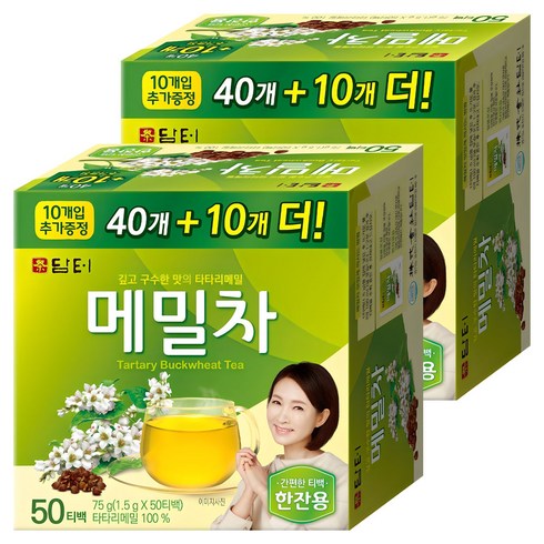 담터 메밀차, 1.5g, 50개입, 2개