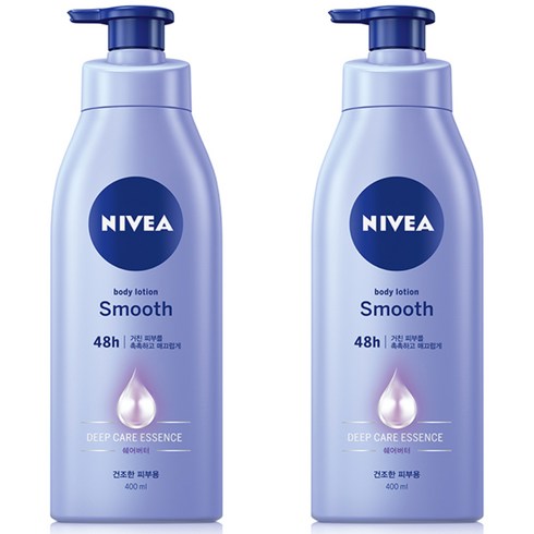 니베아 바디로션 스무드, 400ml, 2개