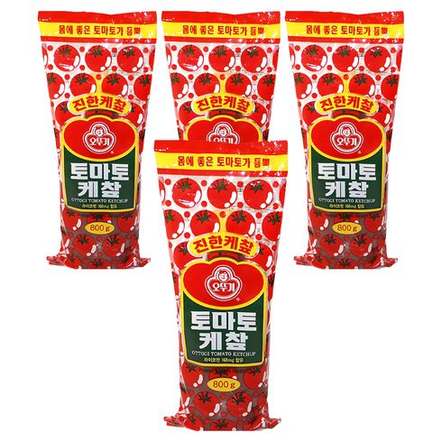 오뚜기 토마토 케챂, 800g, 4개