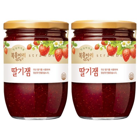 복음자리 딸기잼, 640g, 2개