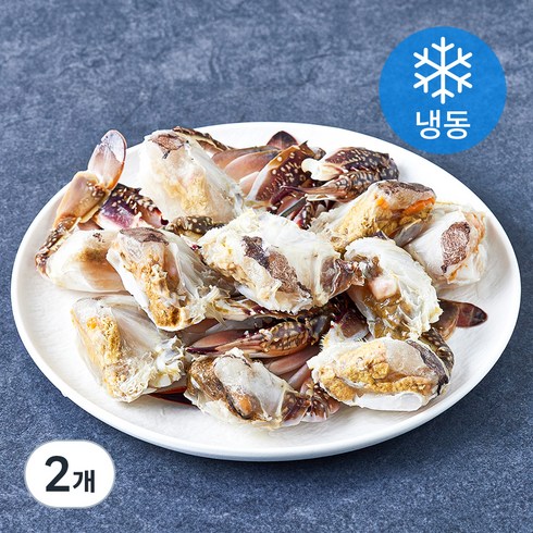 살이꽉찬 국내산 손질꽃게, 2개, 1kg