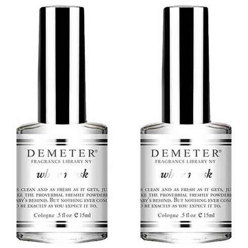 데메테르 화이트머스크 오드코롱, 15ml, 2개