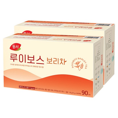 동서 루이보스 보리차, 1.5g, 90개입, 2개