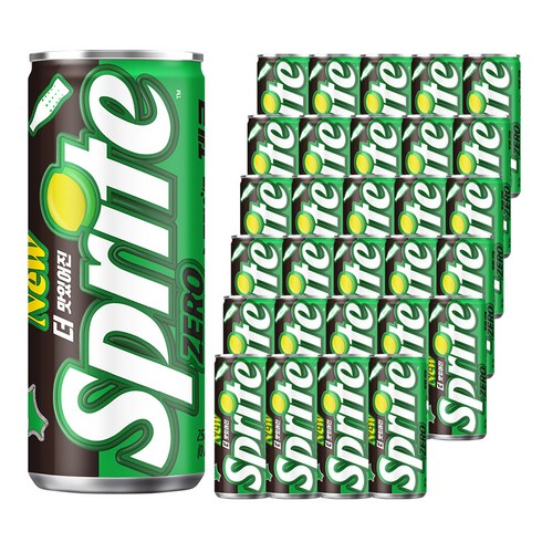 스프라이트 제로 사이다, 250ml, 30개