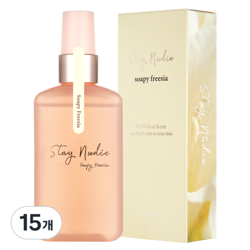 바디홀릭 스테이누디 헤어 앤 바디미스트 소피 프리지아, 100ml, 15개