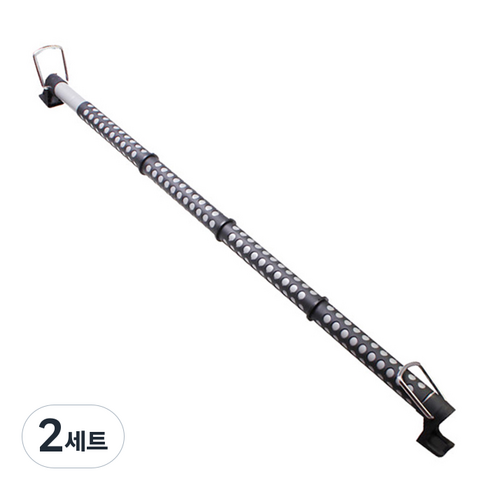 카템 봉타입 차량용 옷걸이 CT017, 2세트, 혼합색상