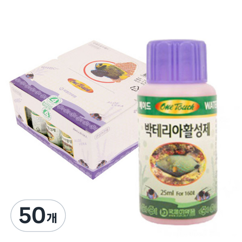원터치 박테리아 활성제, 25ml, 50개