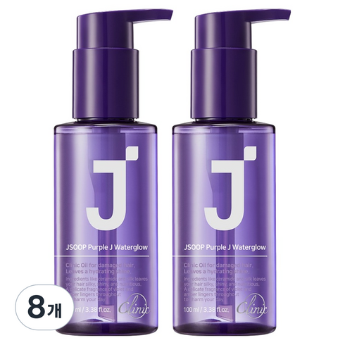 제이숲 퍼플제이 워터글로우 단백질 헤어 에센스, 100ml, 8개