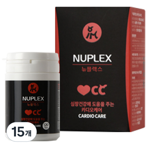 아이앤지메딕스 반려동물 뉴플렉스 영양제, 120정, 심장, 15개