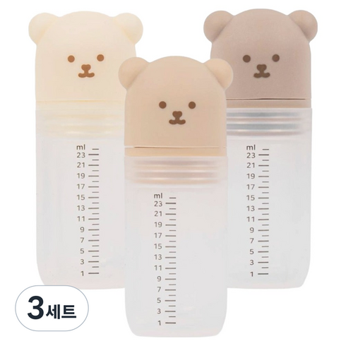 아가드 실리콘 투약병 23ml x 3종 세트, 3세트, 1H1E-013-01
