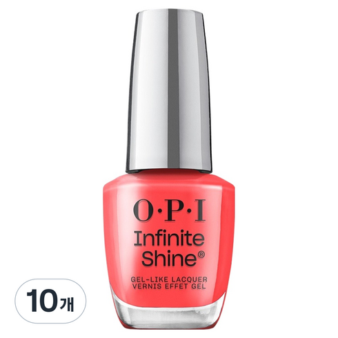 오피아이 인피니트샤인 매니큐어 ISL 211 PACK A CHERRY-ON BAG, 핑크, 10개, 15ml