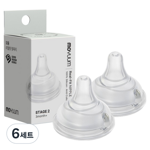 모윰 3세대 리얼핏 젖꼭지 2p, 2단계, 6세트