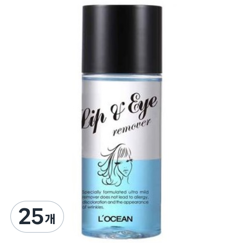 로쎄앙 립앤아이 리무버 블루, 100ml, 25개