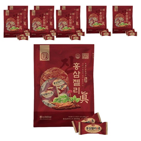 한삼인 홍삼젤리 진, 200g, 9개