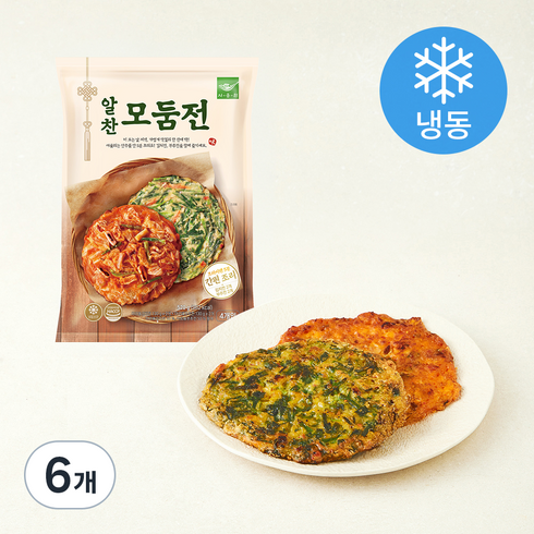 사옹원 알찬 모듬전 (냉동), 520g, 6개