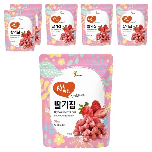 자연트리 동결건조 국산 딸기칩, 11g, 6개