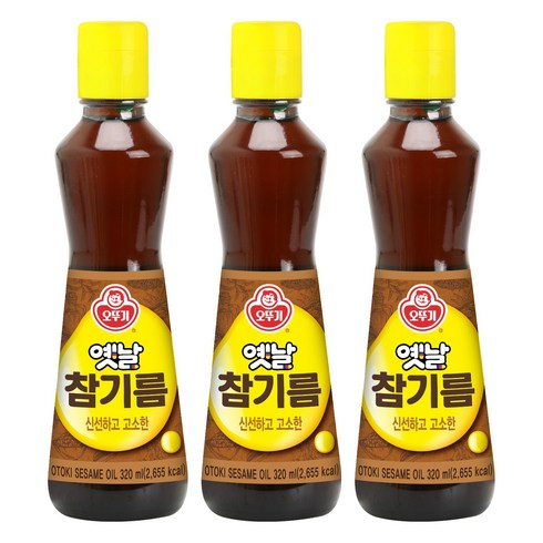 오뚜기옛날 참기름, 320ml, 3개