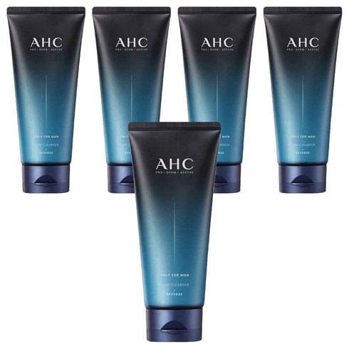 AHC 온리포맨 폼 클렌저, 140ml, 5개