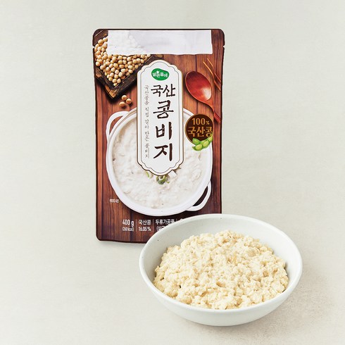 맑은물에 국산 콩비지, 400g, 1개