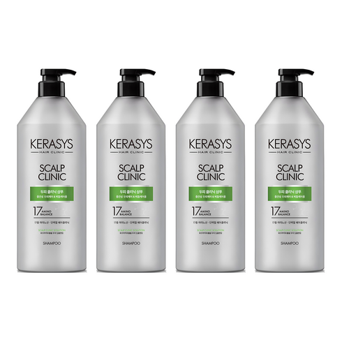 케라시스 두피 클리닉 단백질 샴푸, 980ml, 4개