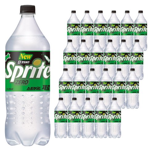 스프라이트 제로 사이다, 1.5L, 24개