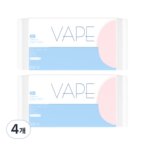 VAPE 팝업타입 일회용 페이스 타올, 4개