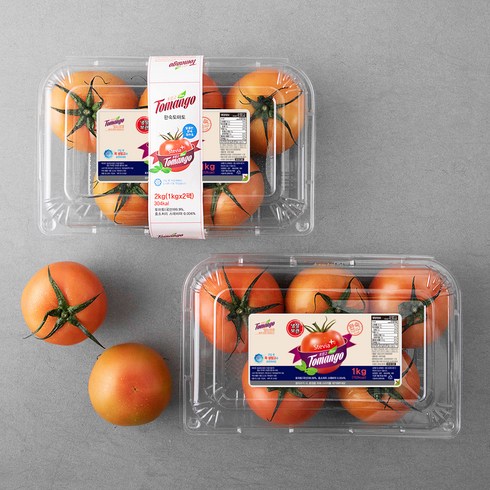 스윗토 스테비아 완숙토마토, 1kg, 2개