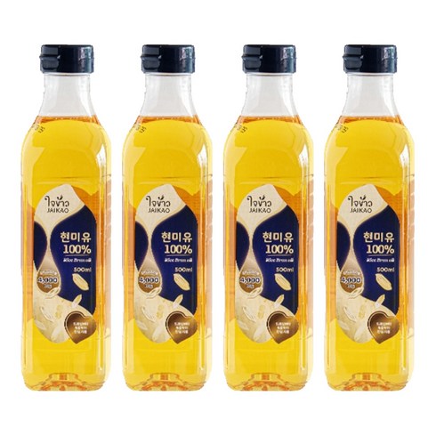 자이카오 현미유, 500ml, 4개