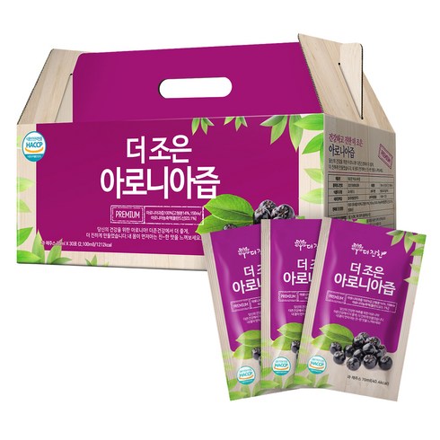 더존건강 더조은 아로니아즙, 70ml, 30개