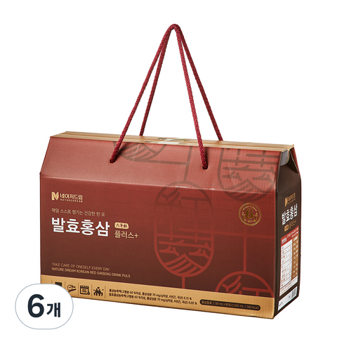 네이처드림 발효홍삼 플러스 30p, 1.5L, 6개