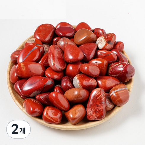 다사줘용 고품격화분을 완성하는 관상용화분 돌맹이 자갈 홍병옥, 2개, 100g