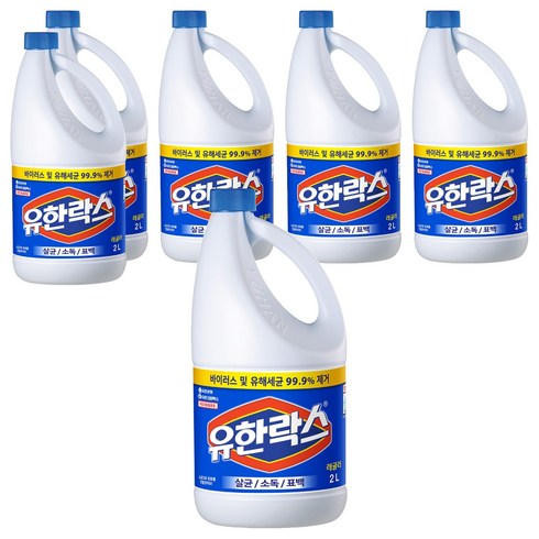 유한락스 레귤러, 2L, 6개