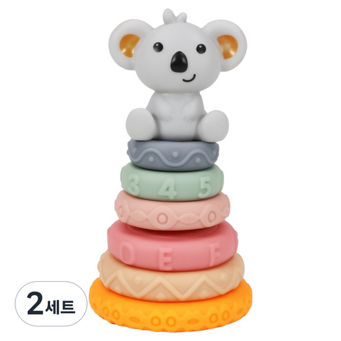 가베가족 코알라 링 쌓기 세트, KS3431, 2세트