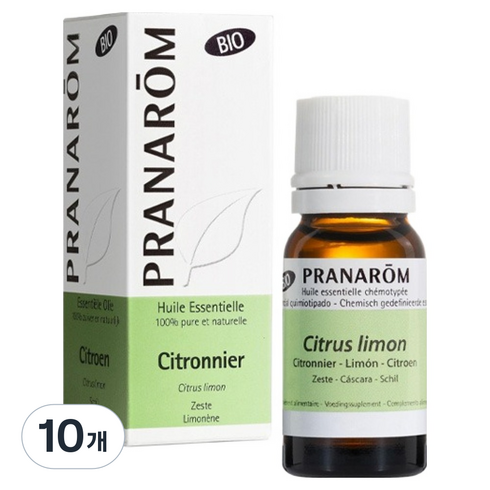 프라나롬 레몬 오일, 10개, 10ml