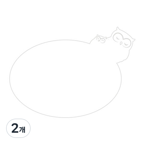 아크릴 메모 보드 MO 58 부착형 중, 2개