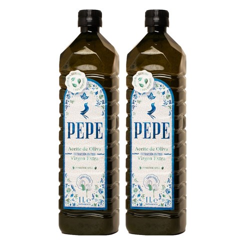 페페 엑스트라 버진 올리브오일, 1L, 2개