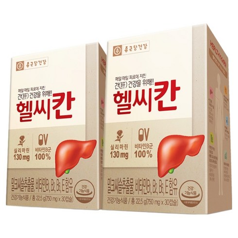 종근당건강 헬씨칸, 30정, 2개