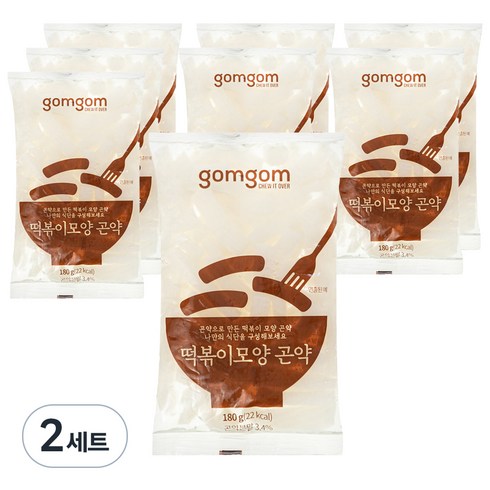 곰곰 떡볶이 곤약, 1.44kg, 2세트