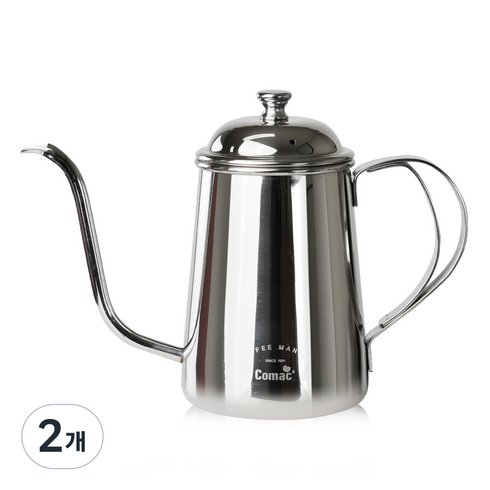 코맥 커피 드립주전자, 단품, 700ml, 2개