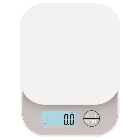 홈플래닛 디지털 정밀 백라이트 주방저울, 1kg, 그레이, TDS-02