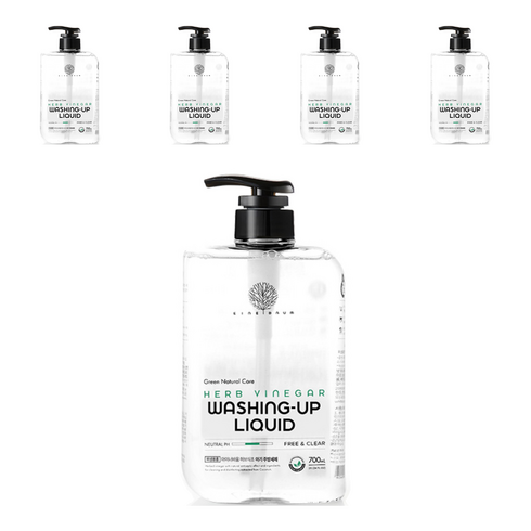 아이너바움 아기 주방세제 액상형 무향, 700ml, 5개